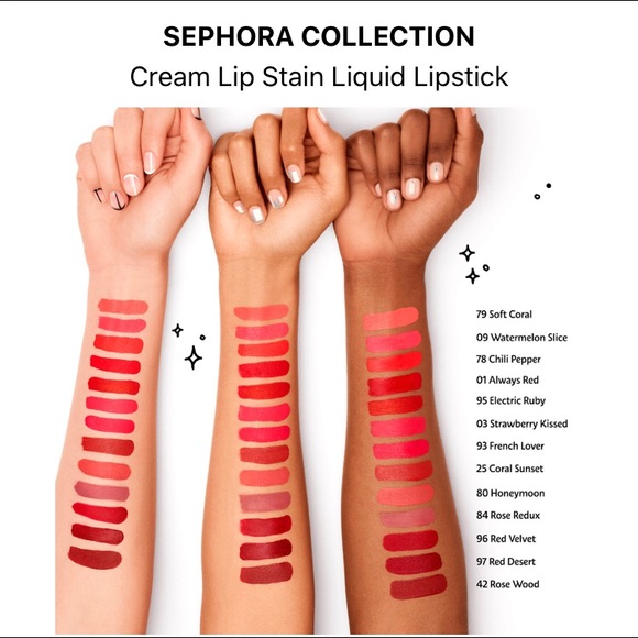 ✨HP✨ Sephora Travel Size Bundle • Red Cream Lip Stain - Picture 2 of 6